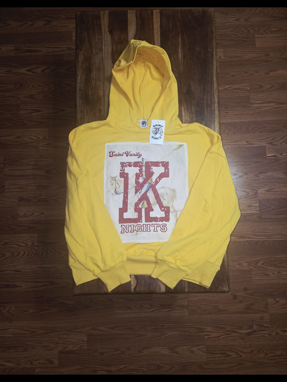 Saint Vanity Knights Yellow Pullover Hoodie